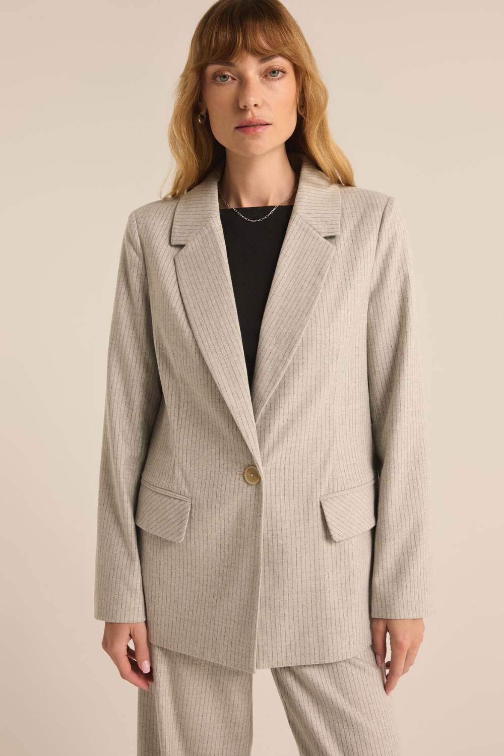 Z Supply Monroe Pinstripe Blazer