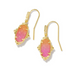 Kendra Scott Lee Petal Framed Drop Earrings - Gold - The Cottage