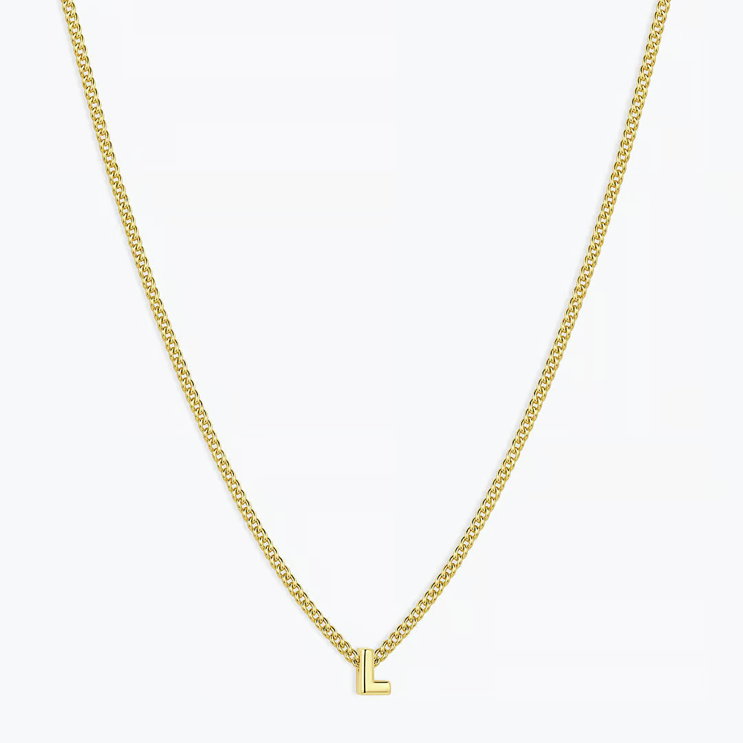 Gorjana Wilder Mini Alphabet Necklace