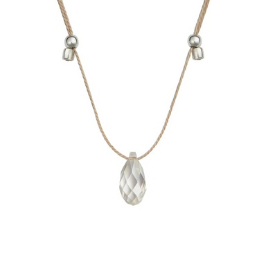 &Livy Silver Shade Hyevibe Crystal Necklace - The Cottage