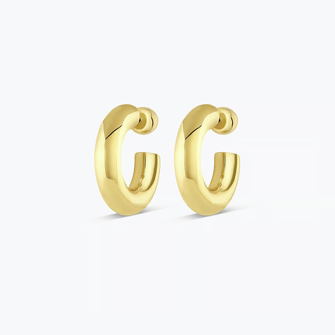 Gorjana Lou Small Statement Hoops - The Cottage