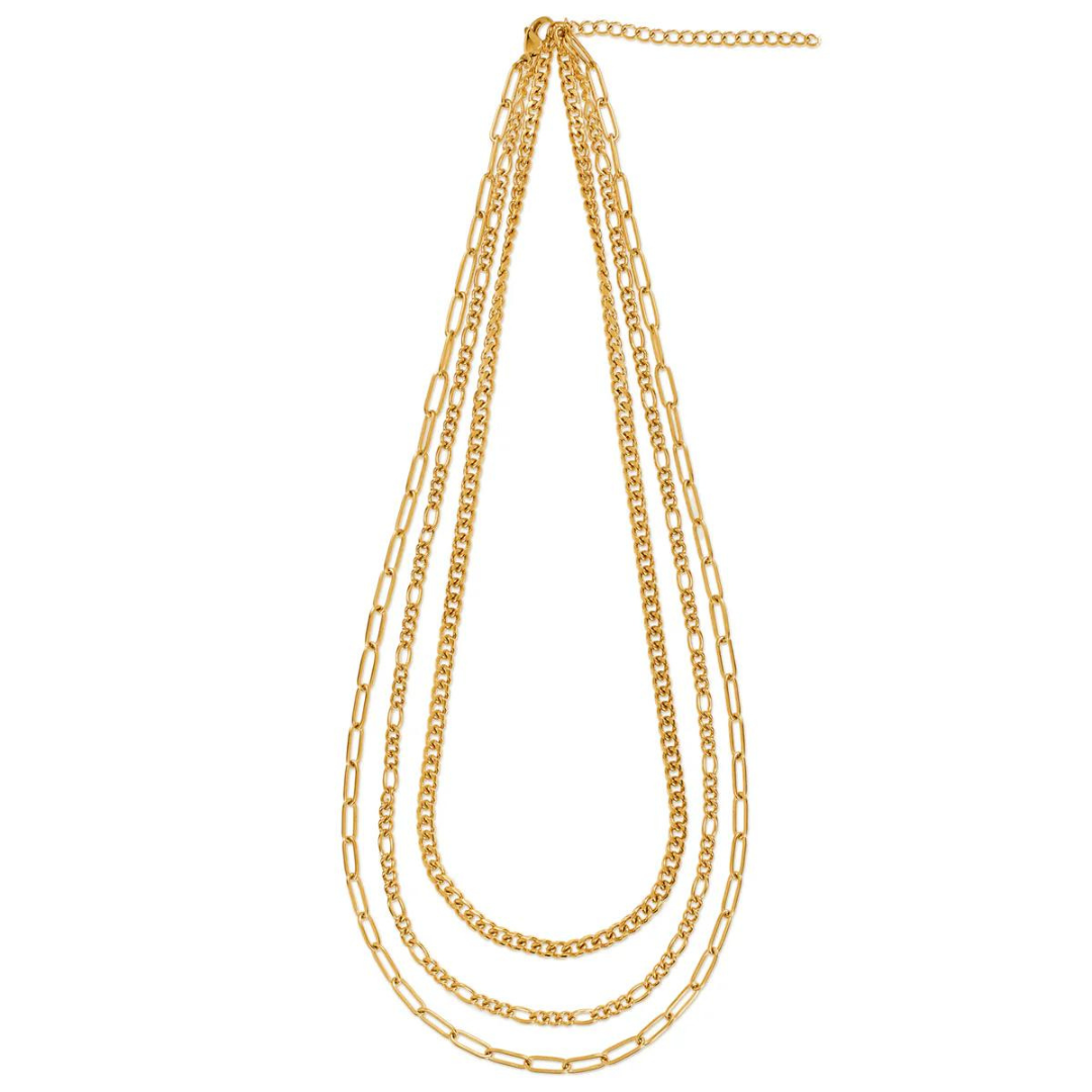 Ellie Vail Nola Multi Chain Necklace