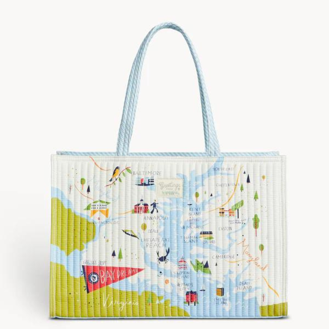 Spartina Bay Dreams Quilted Market Tote