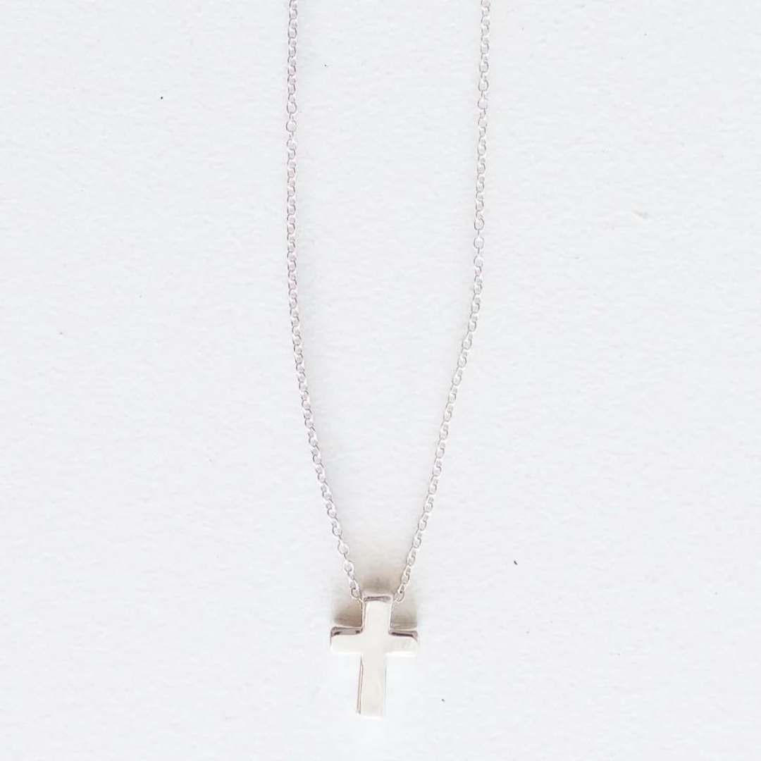 Leslie Curtis Anniston Small Cross Necklace