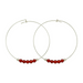 &Livy Carnelian Hyevibe Gemstone Hoop Earrings - The Cottage