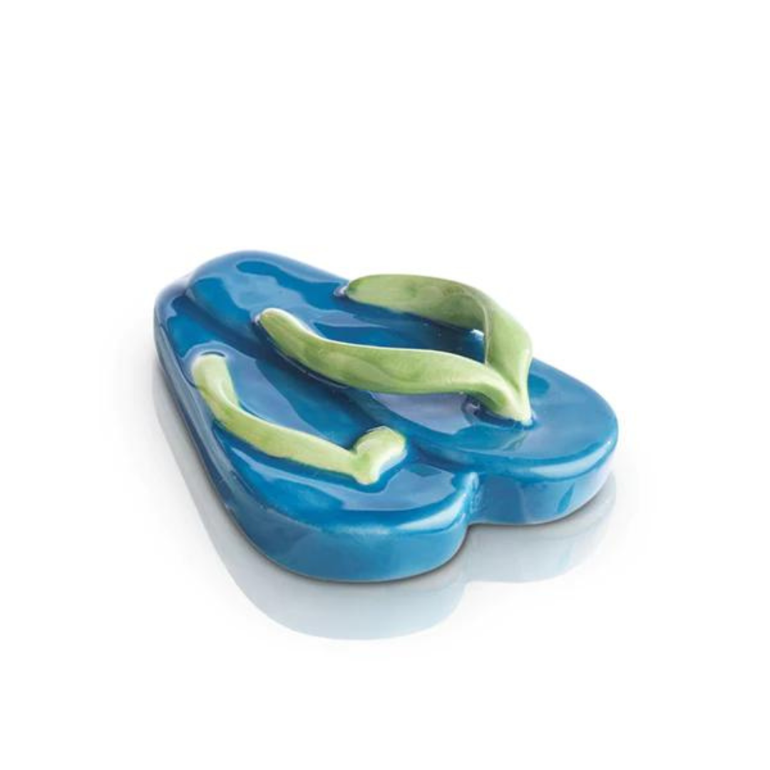 Nora Fleming Sunning & Funning Flip Flop Mini - The Cottage