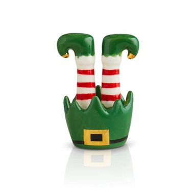 Nora Fleming Jingle Toes Elf Feet Mini - The Cottage