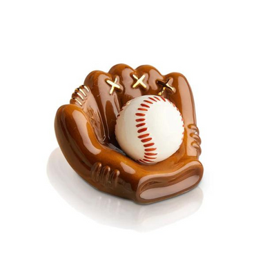 Nora Fleming Catch Some Fun Baseball Mitt Mini - The Cottage