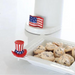 Nora Fleming Home of the Free Red White and Blue Hat Mini - The Cottage