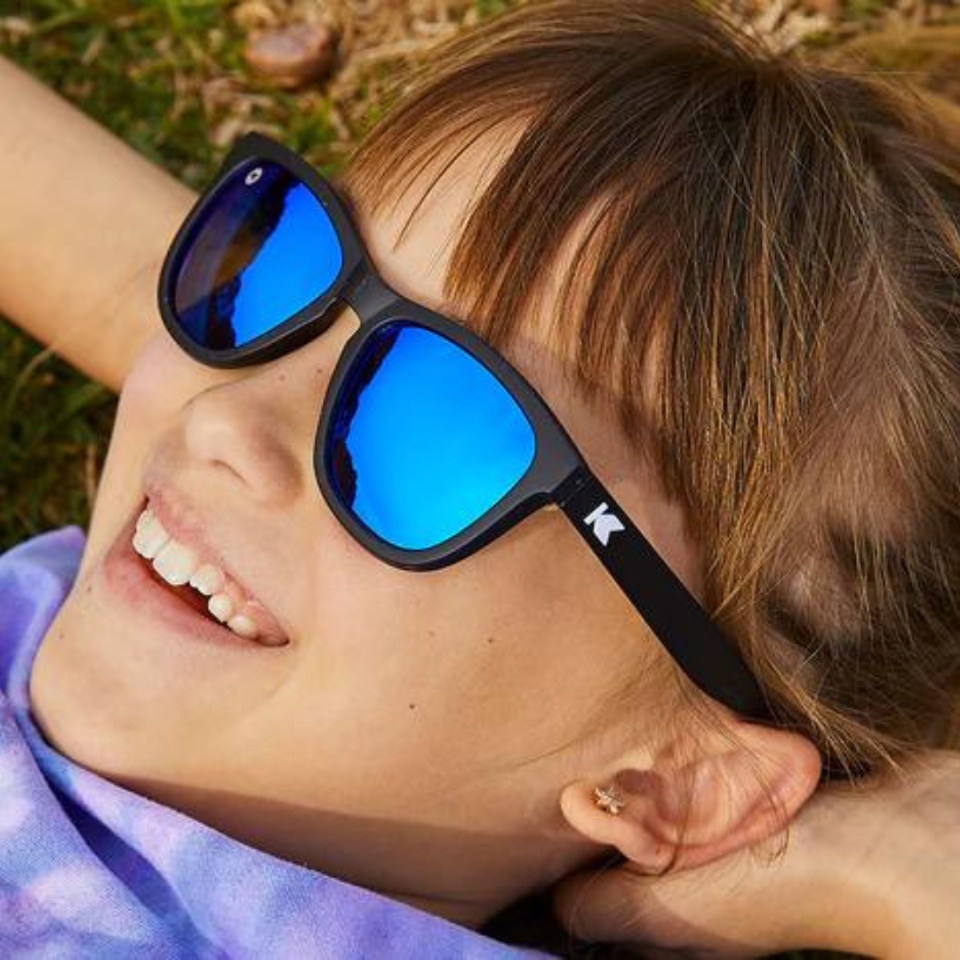 Knockaround Kids Premiums Sunglasses - Black/Moonshine