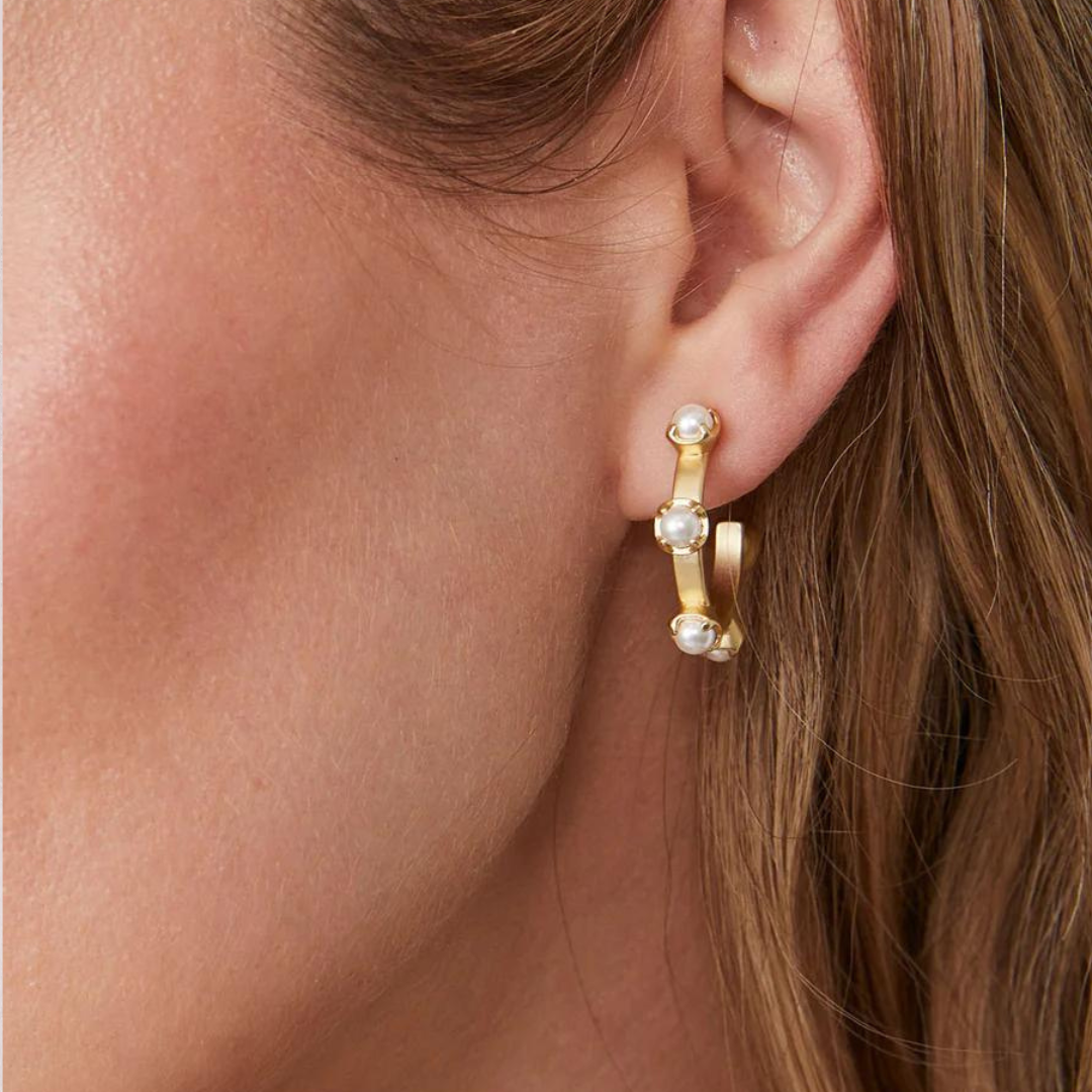 Spartina Stand Out Midi Hoop Earrings - The Cottage