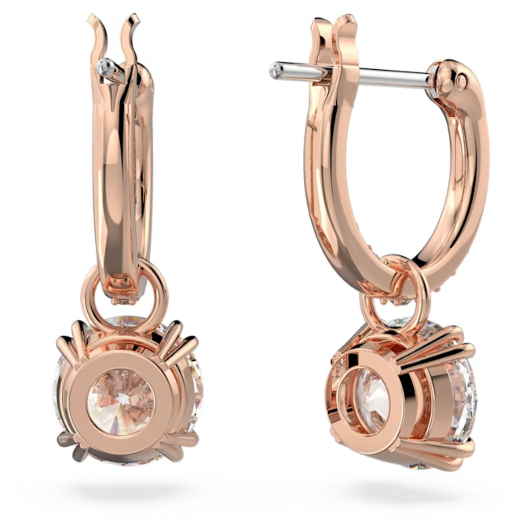 Swarovski Constella Drop Earrings - Rose Gold - The Cottage