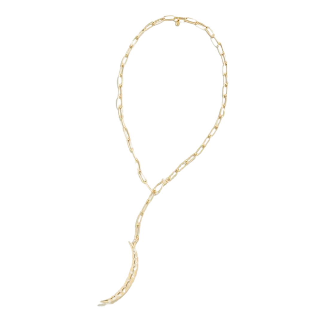 Spartina Crescent Crystal Necklace - The Cottage