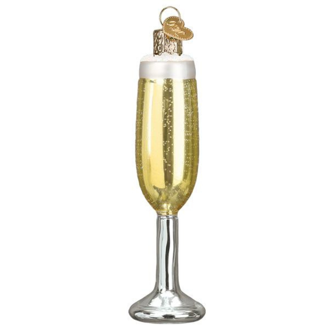 Old World Christmas Champagne Flute Ornament