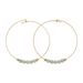 &Livy Amazonite Hyevibe Gemstone Hoop Earrings - The Cottage