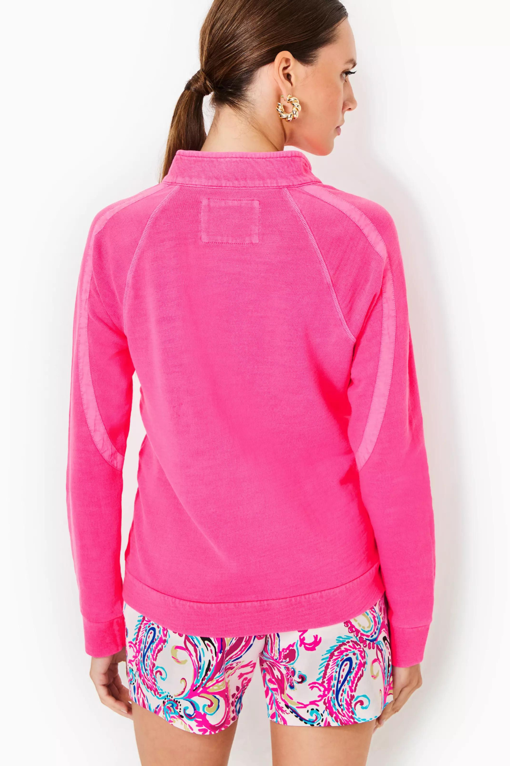 Lilly Pulitzer Ashlee Pullover - Passion Fruit Pink