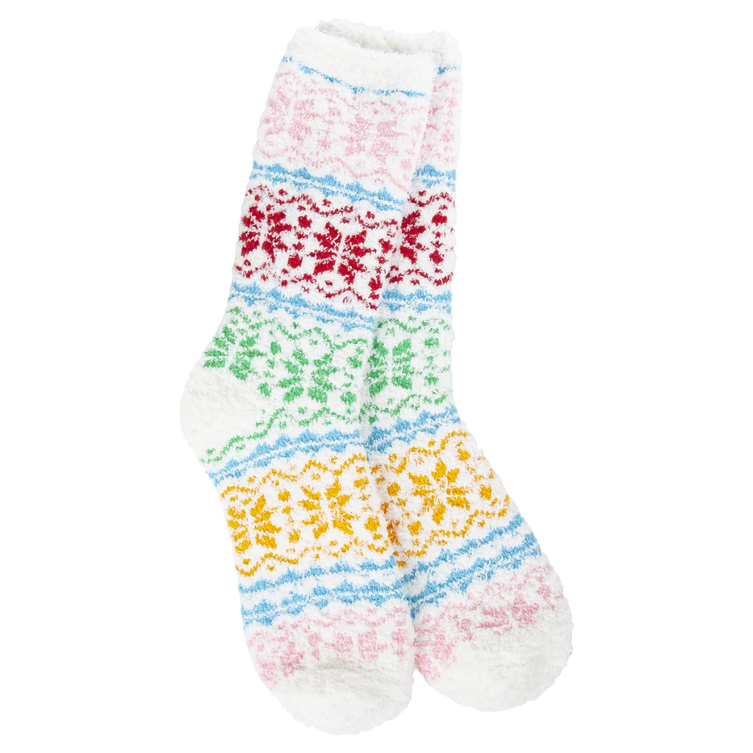 World's Softest Holiday Cozy Crew Socks