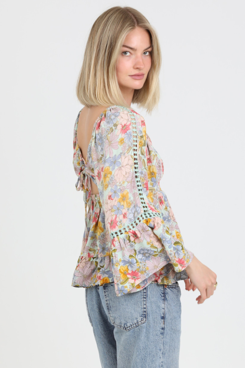 Angie Printed Top