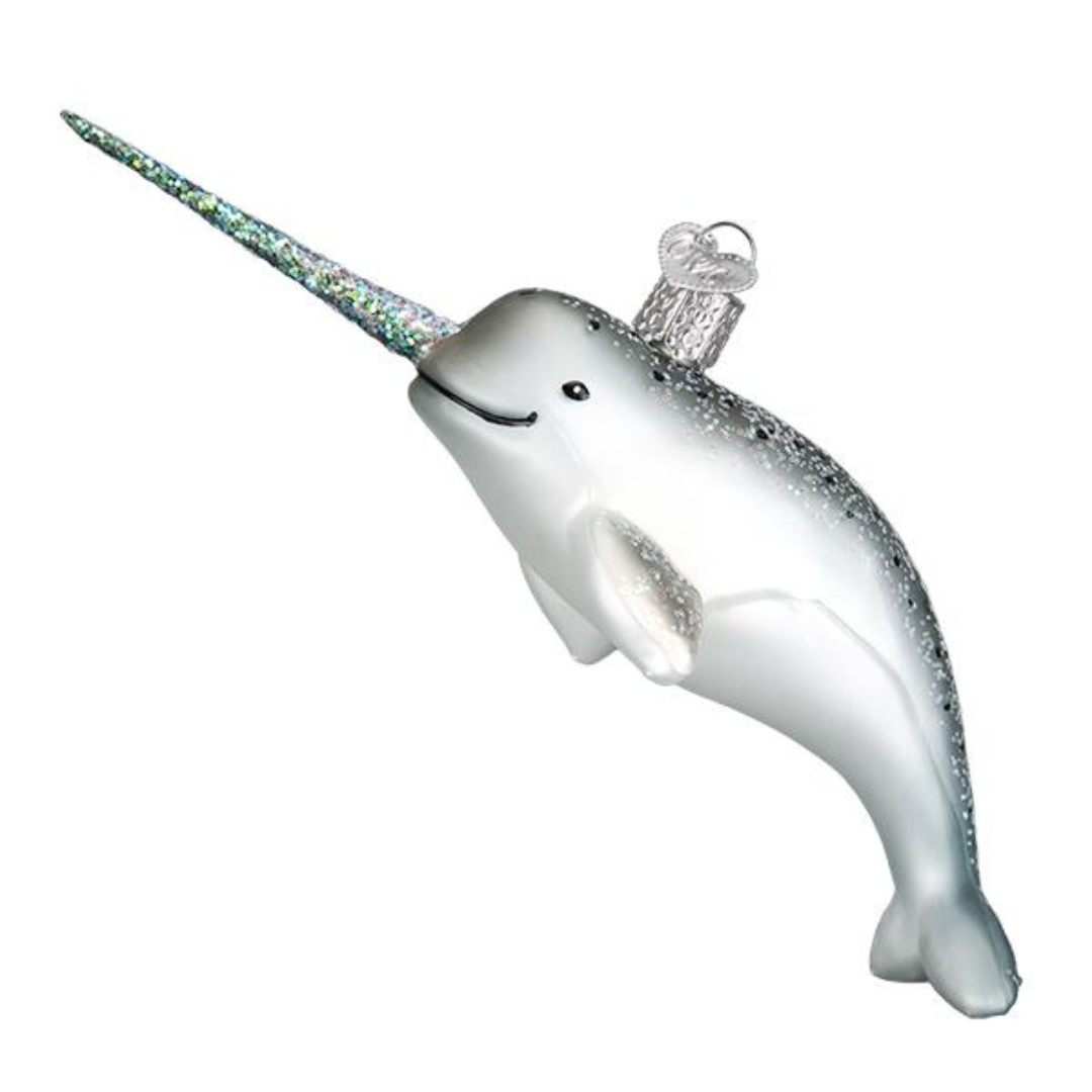 Old World Christmas Narwhal Ornament