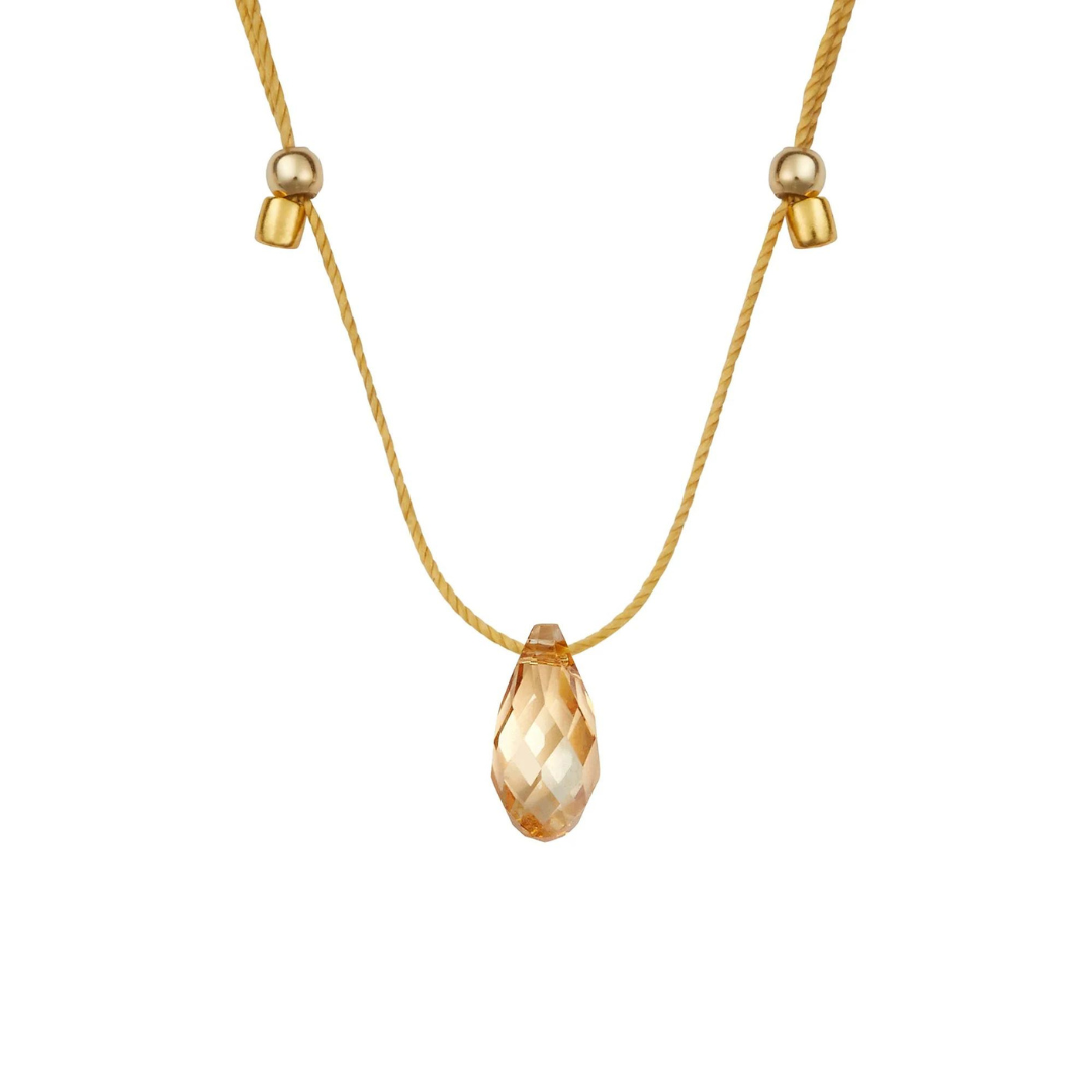 &Livy Gold Shade Hyevibe Crystal Necklace - The Cottage