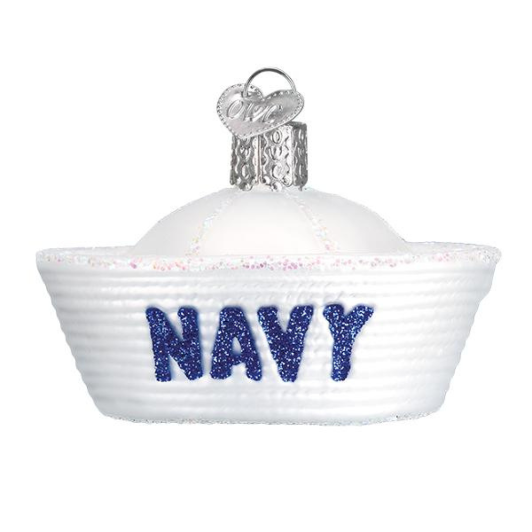 Old World Christmas Navy Cap Ornament