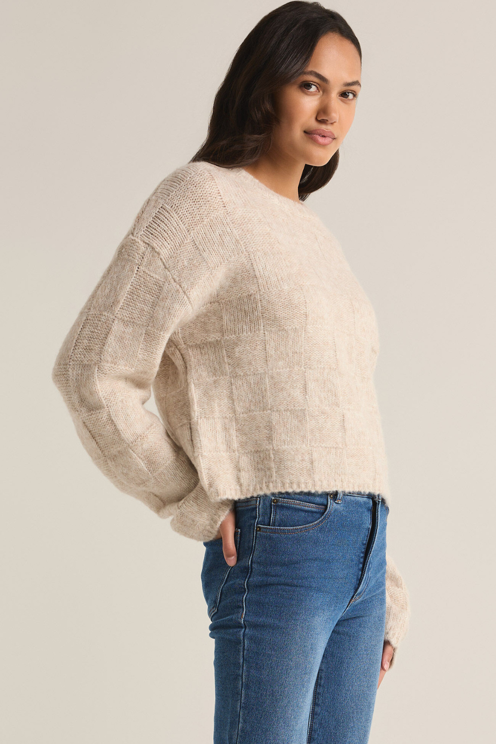 Z Supply Delilah Check Sweater