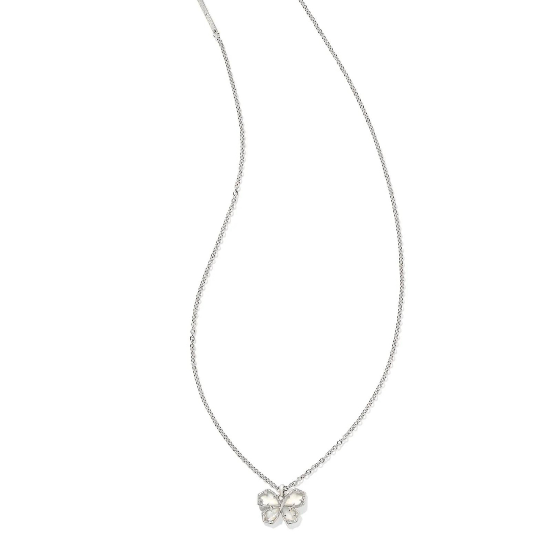 Kendra Scott Mae Butterfly Necklace - Rhodium