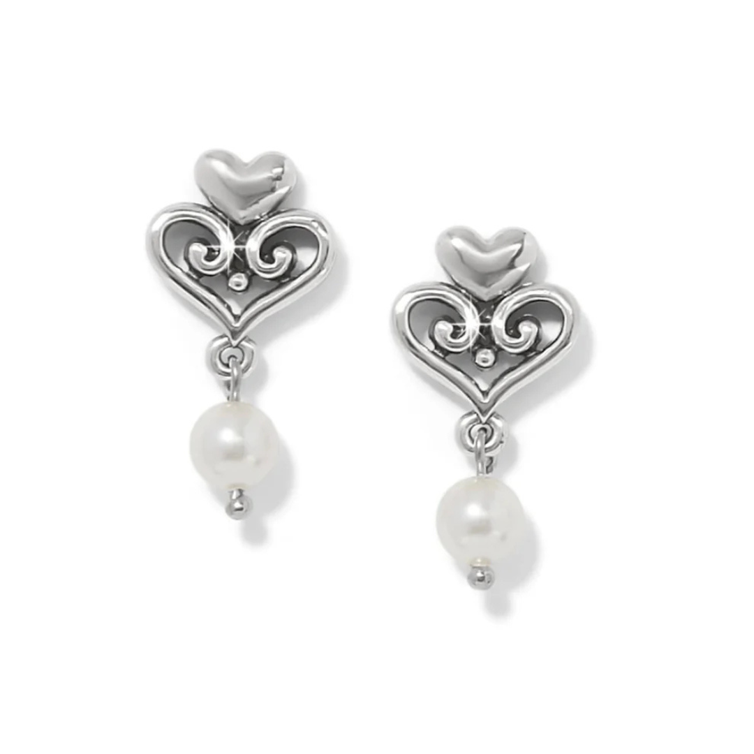 Brighton Alcazar Amor Pearl Post Drop Earrings