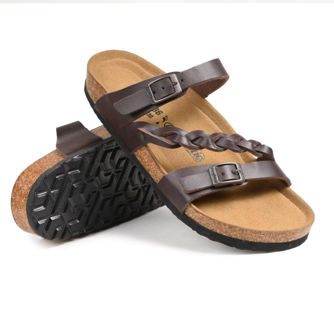 Aerothotic Viking Strappy Sandals - Brown