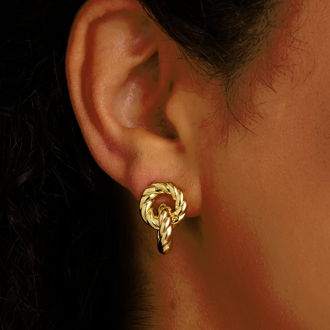 Gorjana Crew Helium Earrings - Gold