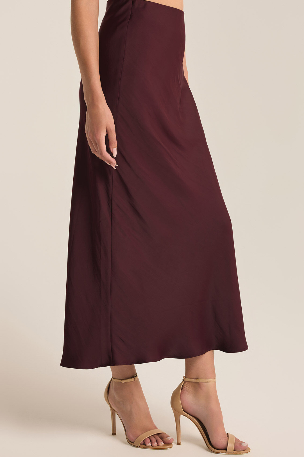 Z Supply Europa Poly Sheen Skirt