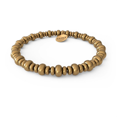 &Livy Triple Rondelle Bead Stretch Bracelet - The Cottage