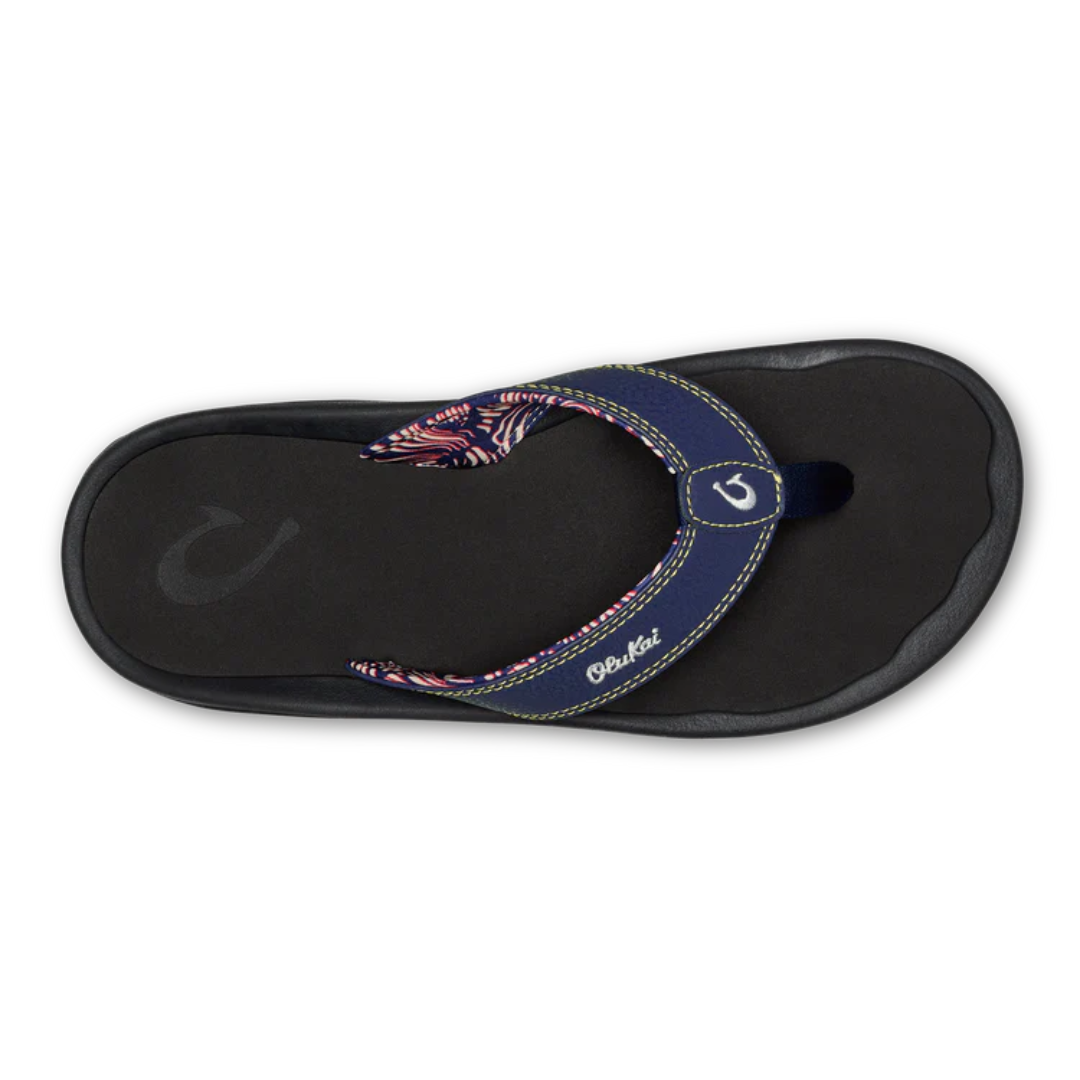 Oluaki 'Ohana Flip Flops - Navy/Onyx