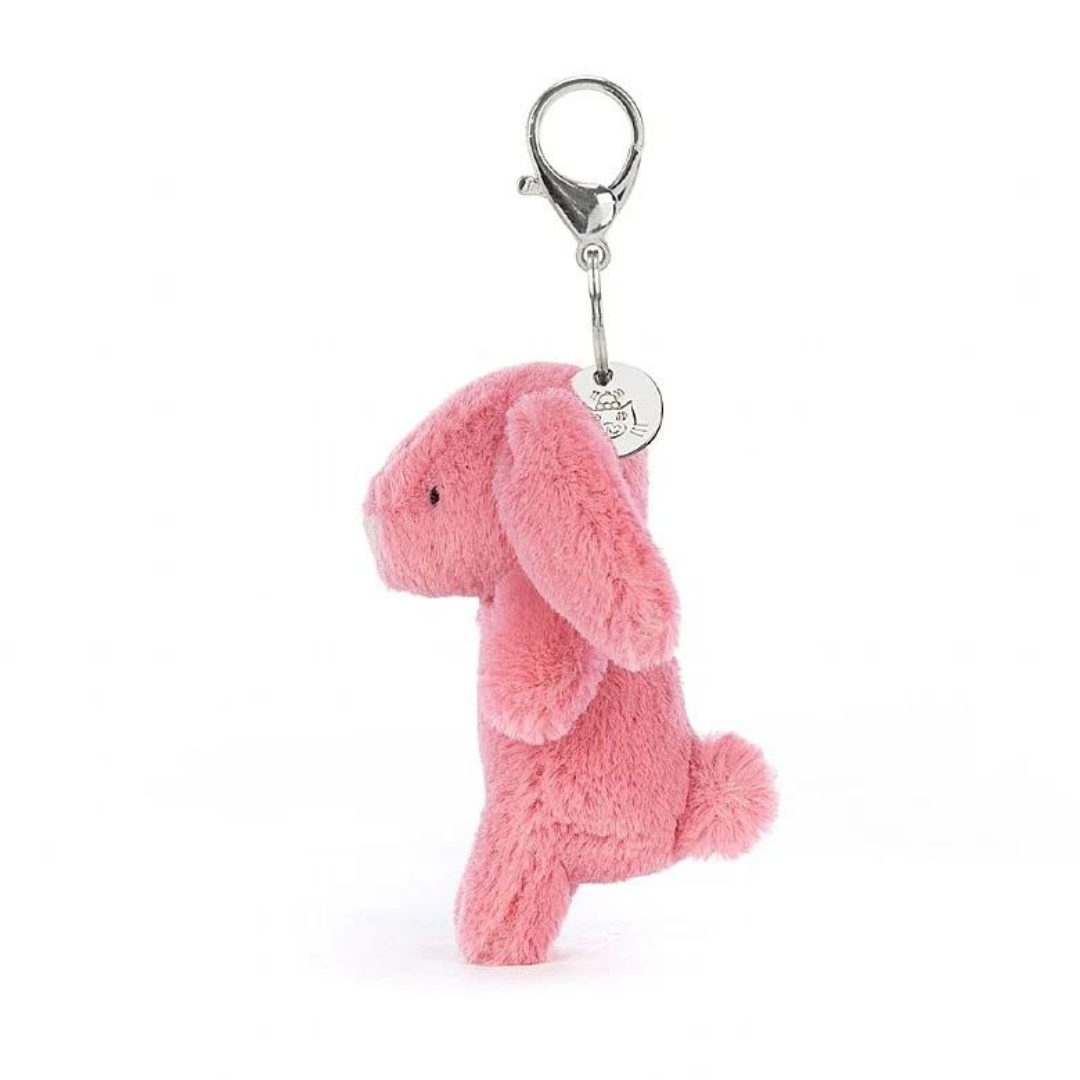 Jellycat Bashful Pink Bunny Bag Charm - The Cottage