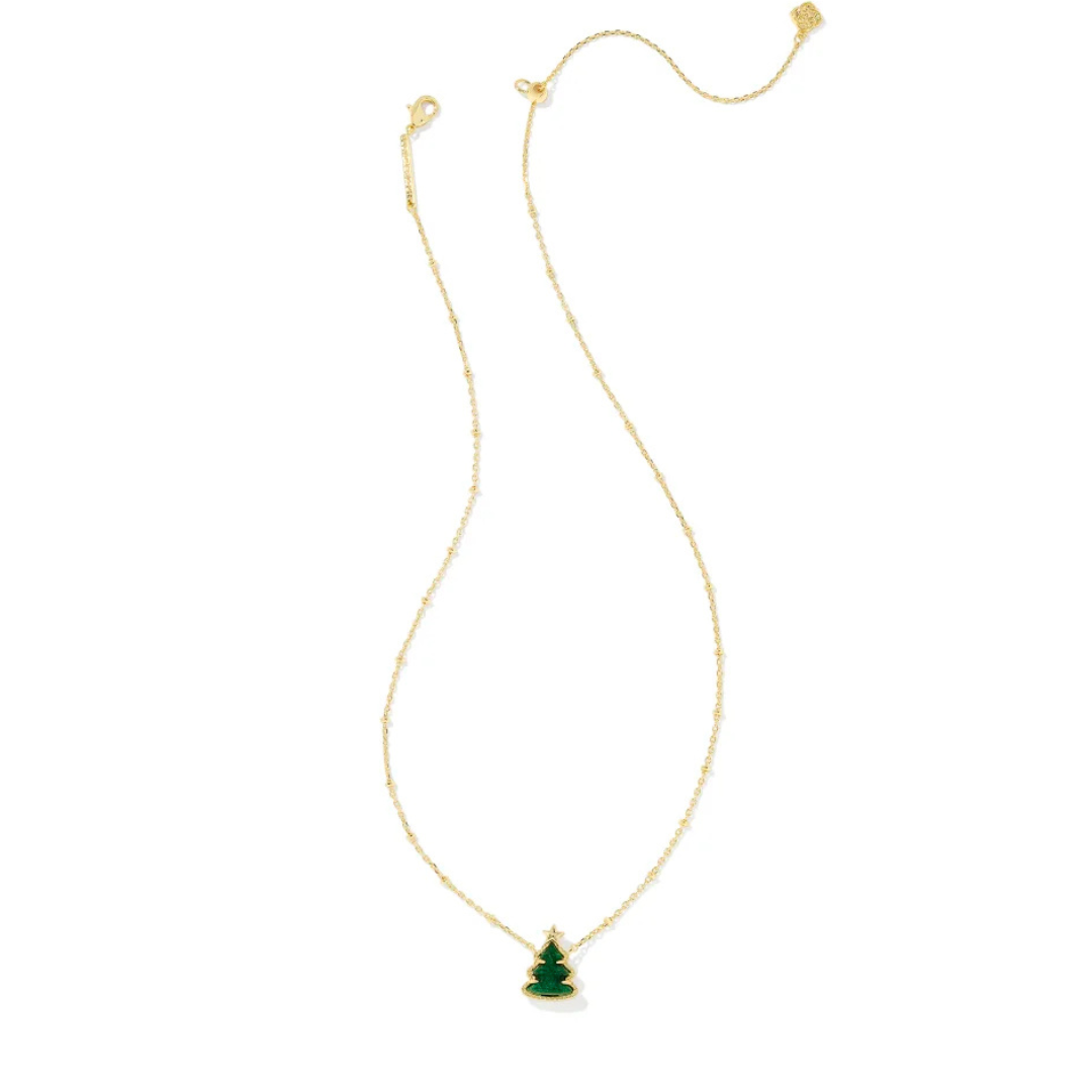 Kendra Scott Holiday Tree Short Pendent Necklace