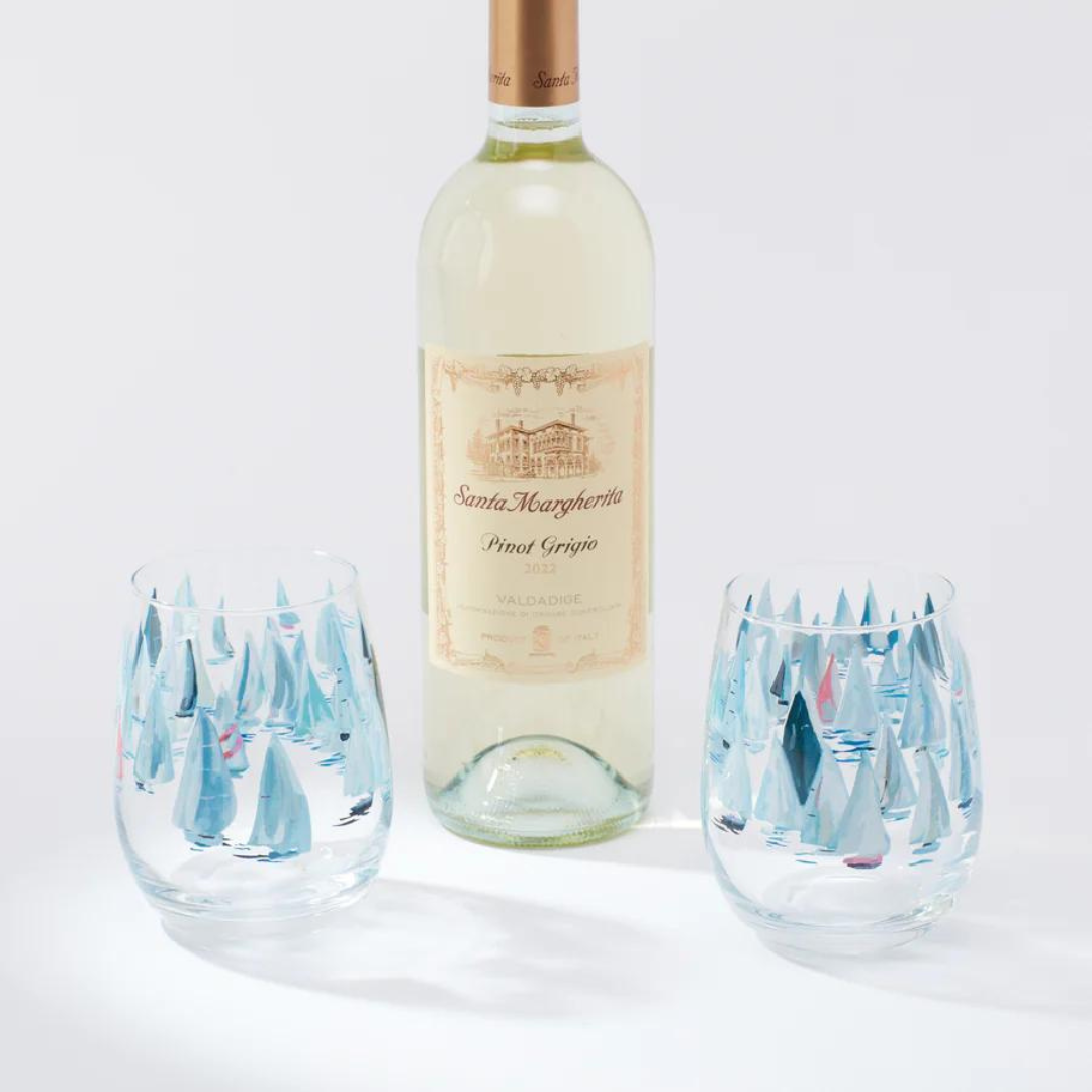 Kim Hovell Stemless Wineglass