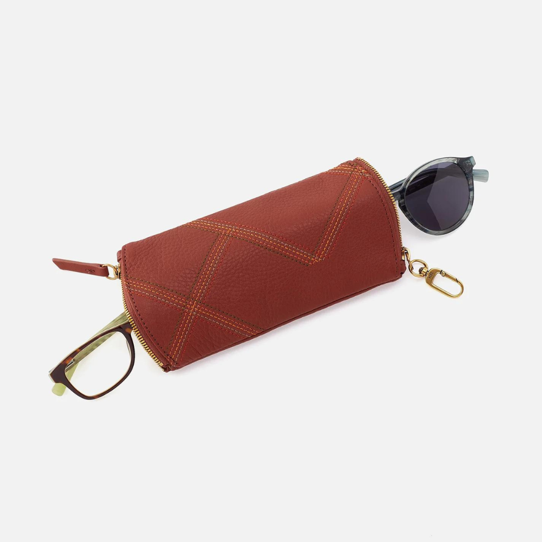 Hobo Spark Double Eyeglass Case - Rust