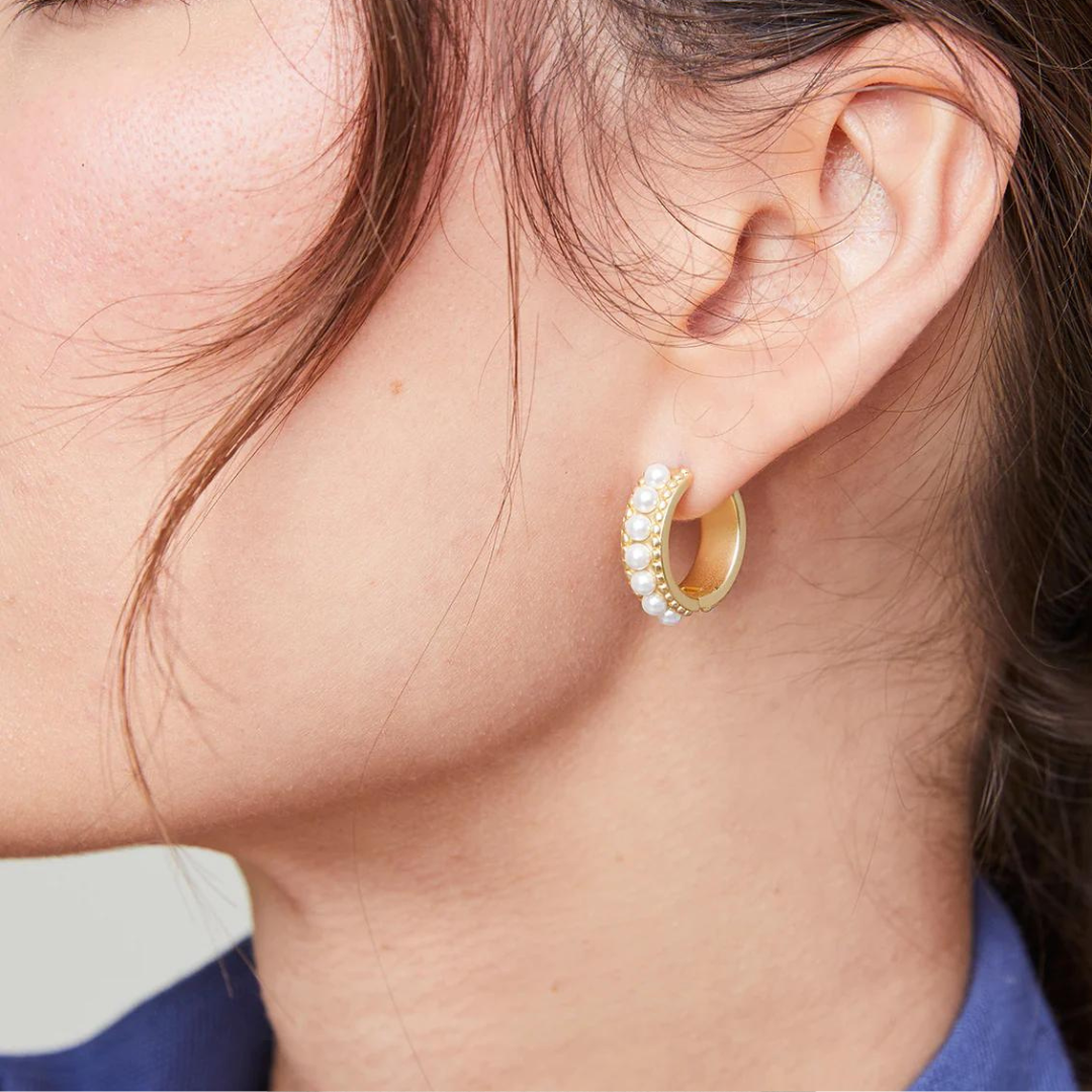 Spartina Midi Hoop Earrings