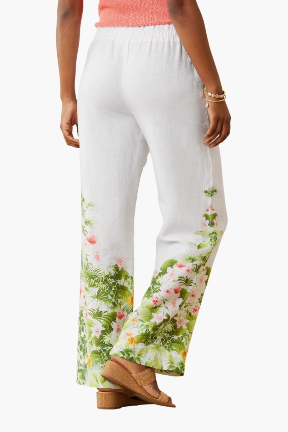 Tommy Bahama Flora Riviera Easy Pants - White