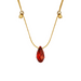 &Livy Smoked Amber Hyevibe Crystal Necklace - The Cottage