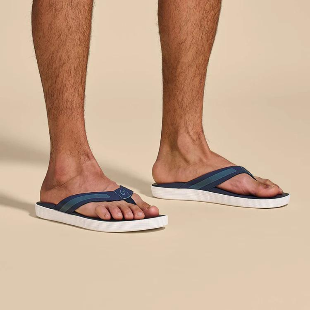 Olukai Leeward Flip Flops - Navy