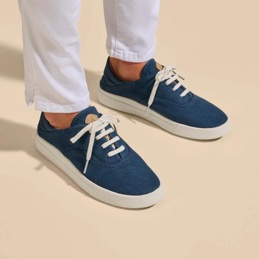 Olukai Kohu Canvas Sneakers - Navy - The Cottage