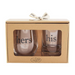 Mud Pie His & Hers Glass Set - The Cottage