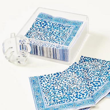 Lilly Pulitzer Cocktail Napkins with Holder - The Cottage