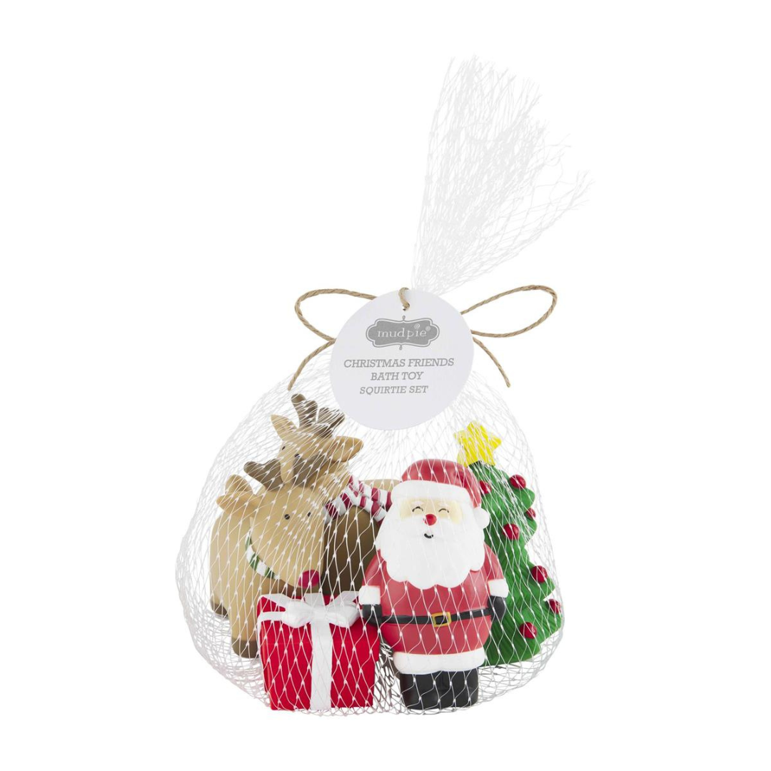 Mud Pie Christmas Bath Toy Set