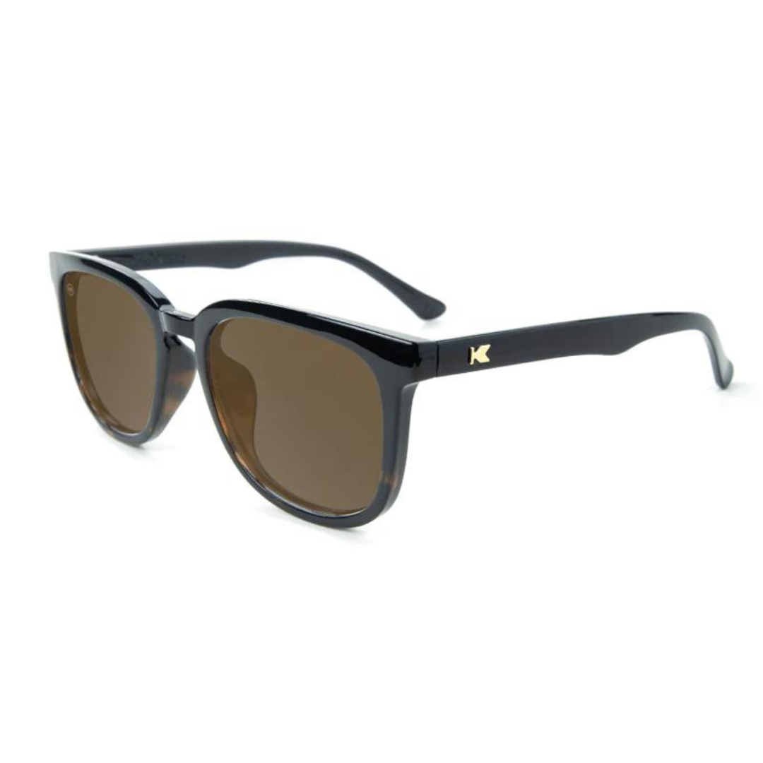 Knockaround Paso Robles Sunglasses - Glossy Black & Tortoise Shell/Amber