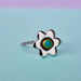 Pura Vida Mood Flower Ring - Silver - The Cottage