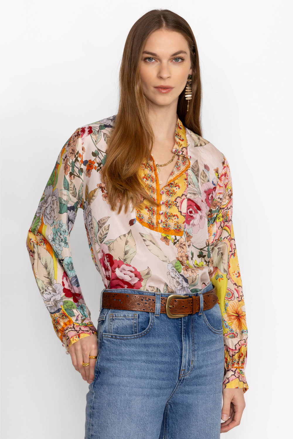 Johnny Was Rossy Abby Blouse - Multi - The Cottage