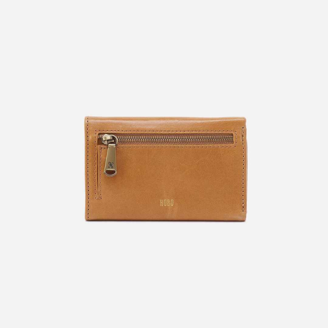 Hobo Jill Trifold Wallet Polished Leather - The Cottage