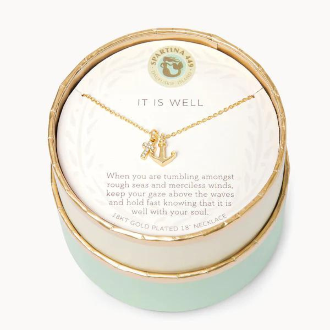 Spartina Sea La Vie It is Well Necklace - The Cottage